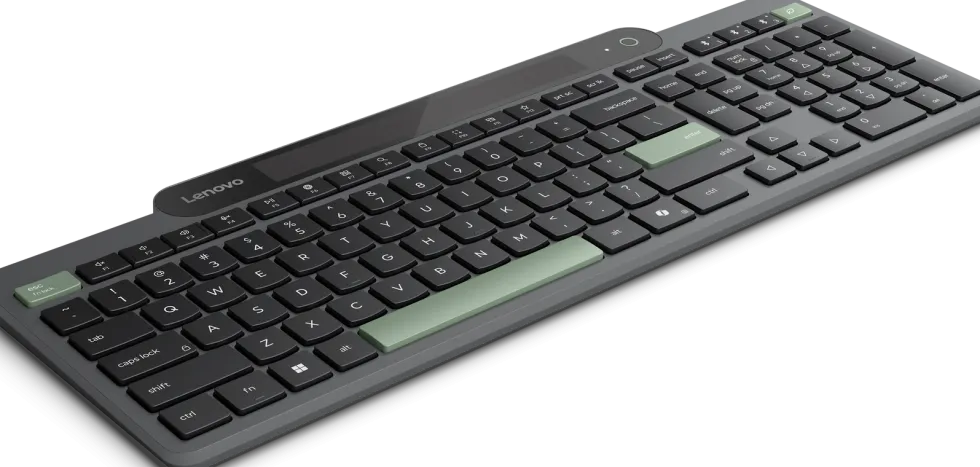 Lenovo - Tangentbord - self-charging - trådlös - Bluetooth 5.1
