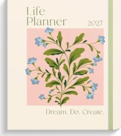 Life Planner Delicate Flowers 2027