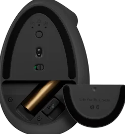 Lift Vertical Ergonomic Mouse for Business, Graphite/Black