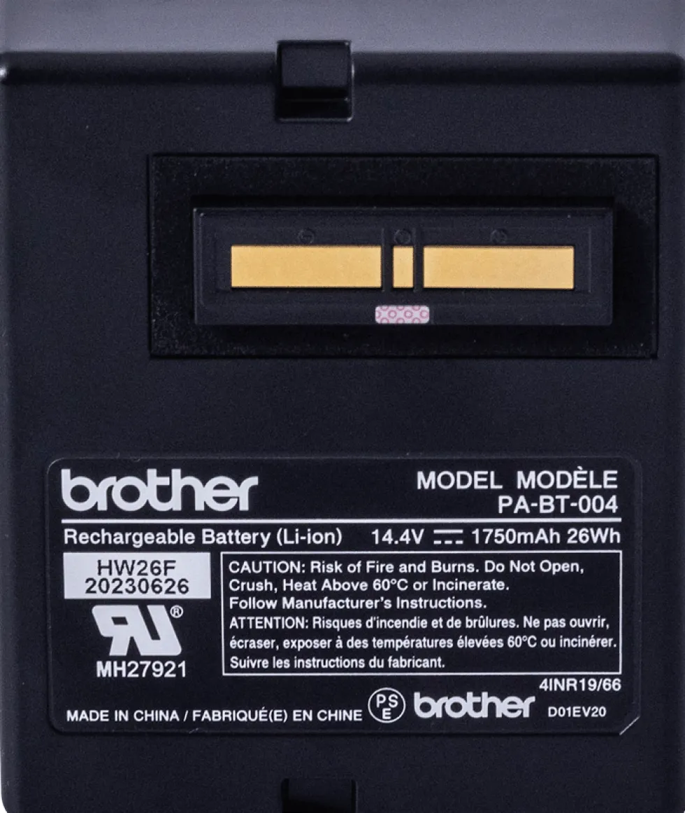 Li-ion battery, require PA-BB-004, Battery base