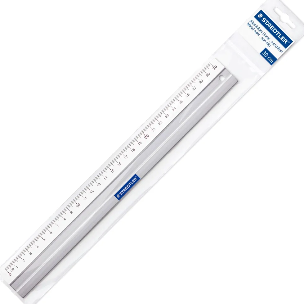 Linjal Staedtler, aluminium, 30cm