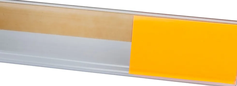 List 26x885mm transparent 50/fp
