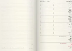 Liten Veckokal Forma Deluxe 2027 brun
