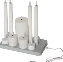 Ljus STAR T LED Flamme laddstation mix