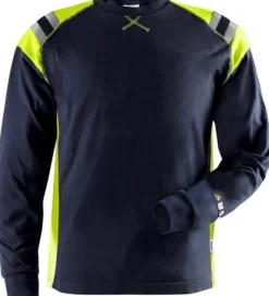 Långärmad T-shirt Flam 7072 Marin 3XL