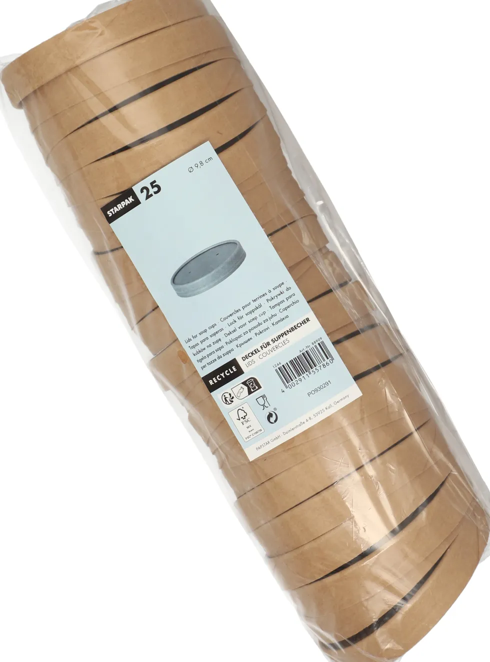 Lock soppskål PAPSTAR 350ml 25/fp