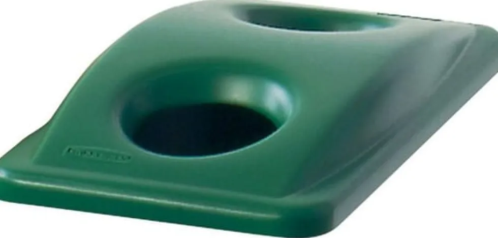 Lock till papperskorg RUBBERMAID Slim Jim® grön