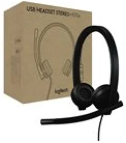 Logitech H570e - Headset - på örat - kabelansluten - USB-A