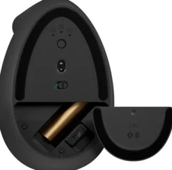 Logitech Lift Left Vertical Ergonomic Mouse, Graphite Black