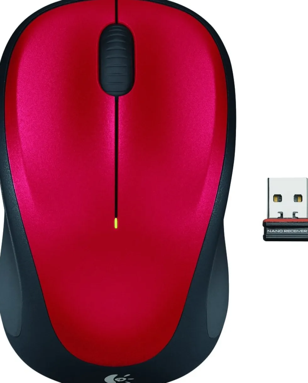 Logitech M235 - Mus - optisk - trådlös - 2.4 GHz - trådlös