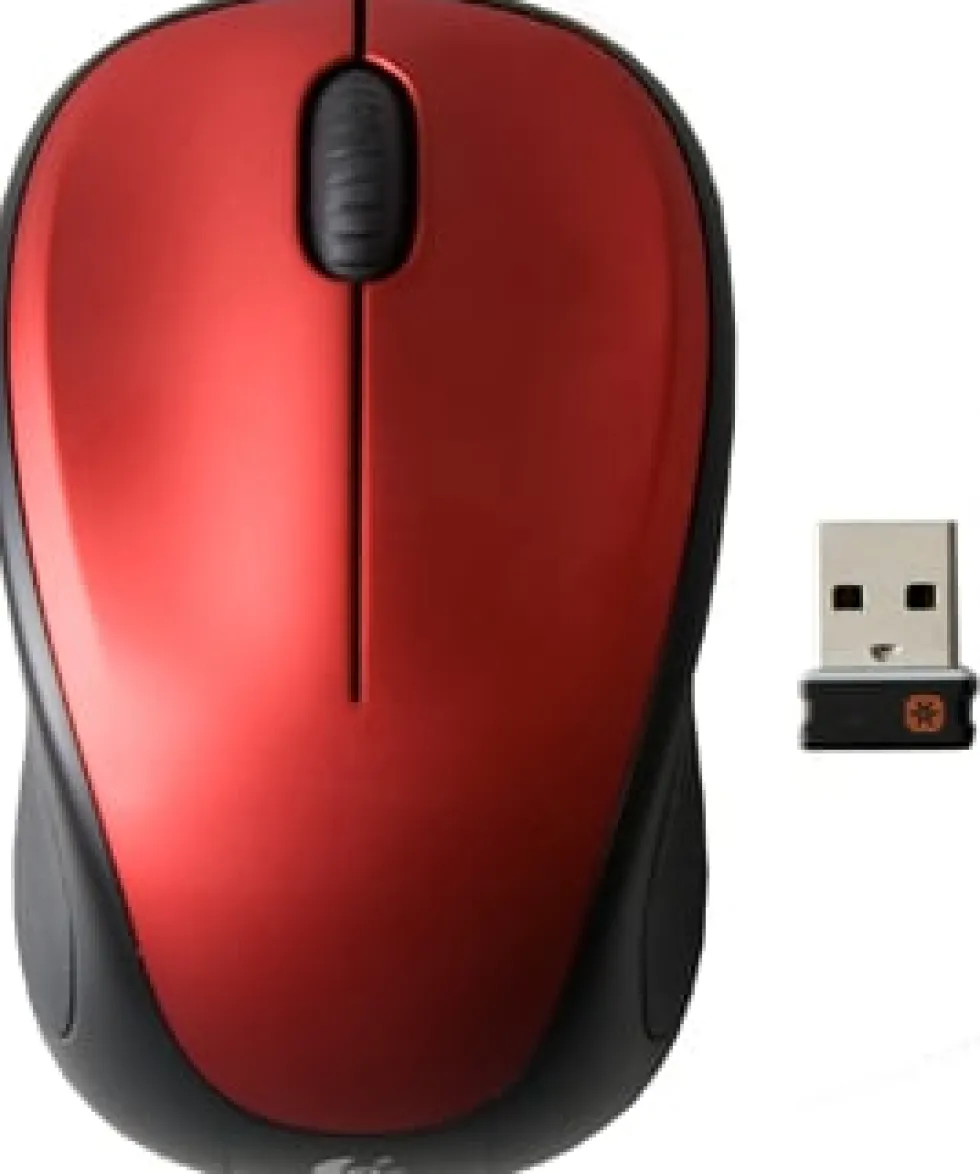 Logitech M235 - Mus - optisk - trådlös - 2.4 GHz - trådlös