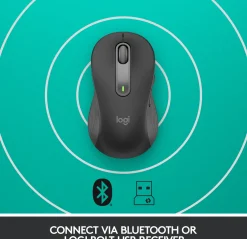 Logitech Signature M650 L Wireless Mouse Left, Graphite