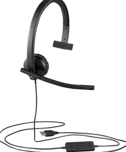 Logitech USB Headset H570e - Headset - på örat