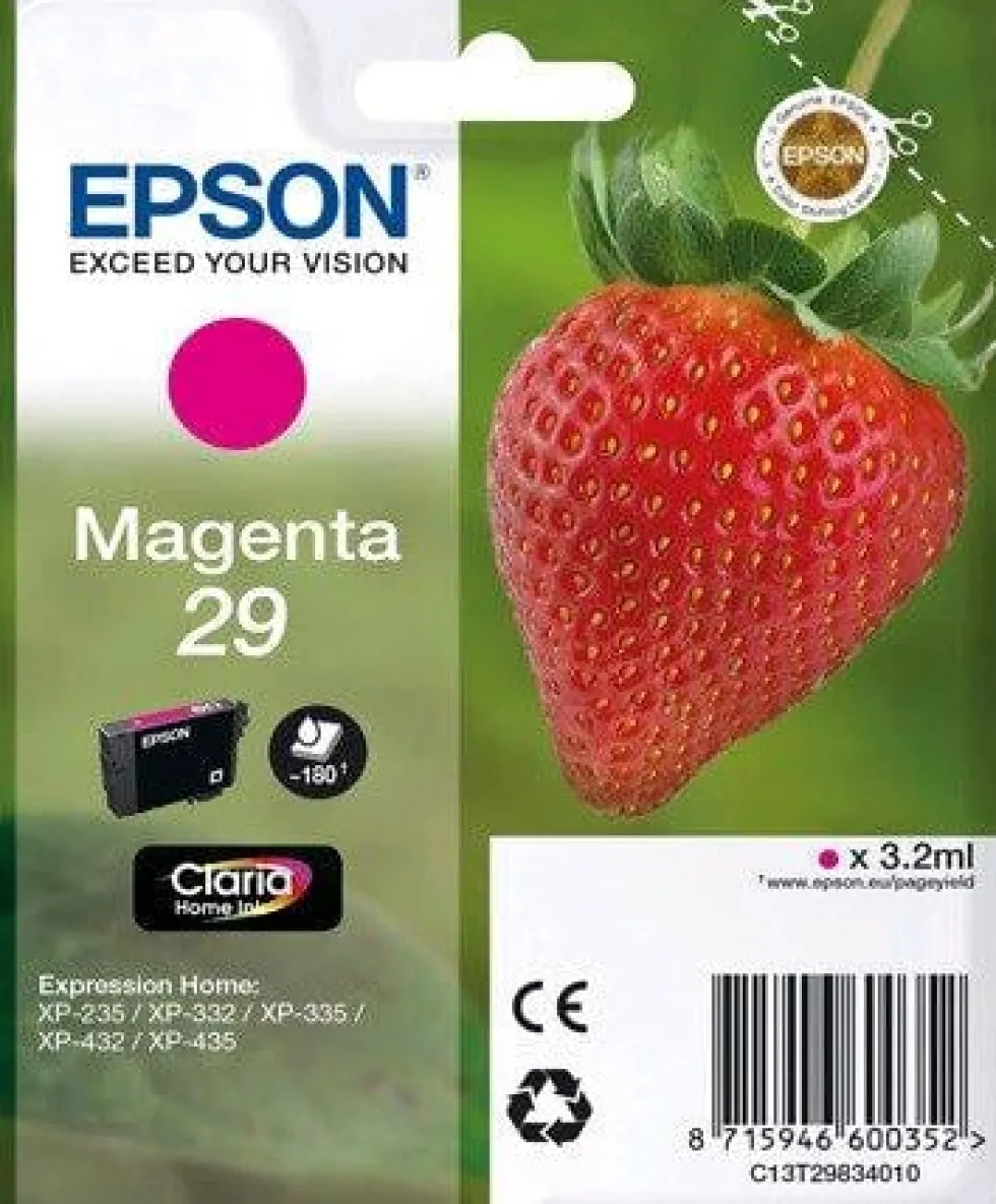 29 Magenta Claria Home Ink w/alarm