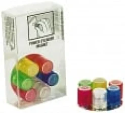 Magnet Laurel Cylinder (6) tr. mix