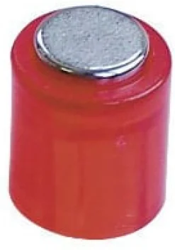 Magnet Laurel Cylinder (6) tr.röd