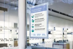 Magnetram självh DURAFRAME note A4 silv