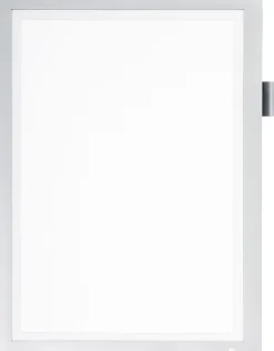 Magnetram självh DURAFRAME note A4 silv