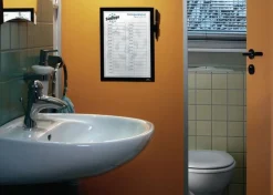 Magnetram självh DURAFRAME note A4 svart