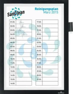 Magnetram självh DURAFRAME note A4 svart