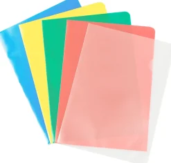 Mapp A4 PP 0,12 sort.färg 10fp