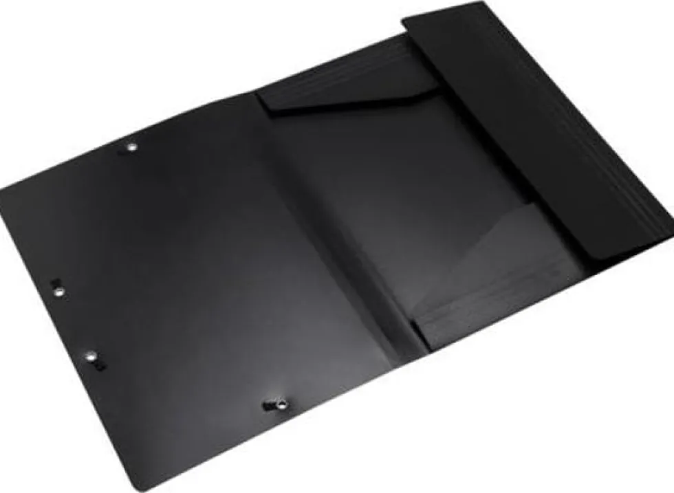 Mapp EXACOMPTA A4 PP rec 3-kl svart