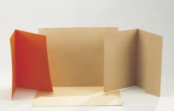 Mapp kartong 3-klaff A3 brun