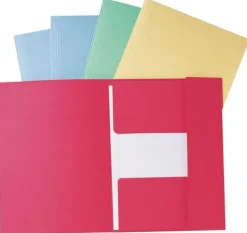 Mapp LYRECO A4 3-klaff 280g röd 50/fp