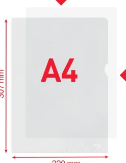 Mapp 105my PP präglad A4 klar (10)