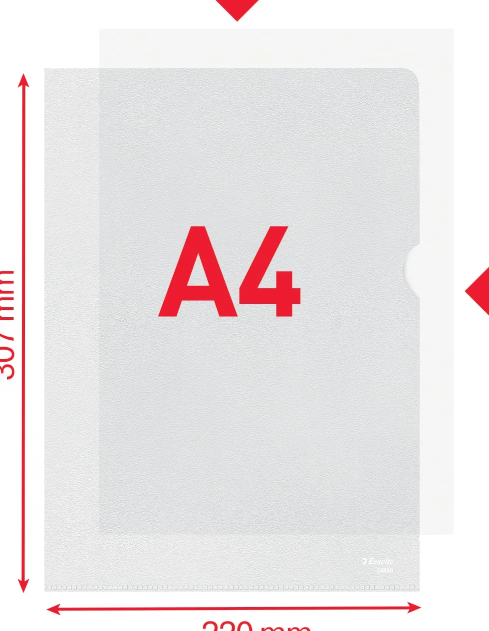 Mapp 105my PP präglad A4 klar (10)