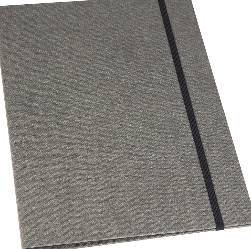 Mapp Paulina A4 canvas grå