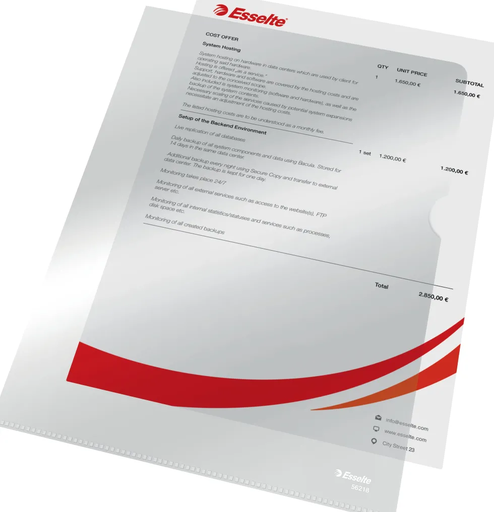 Mapp PP A4 105 my glasklar (100)