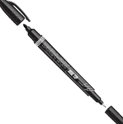 Markal Dura Ink Dual Tip Black