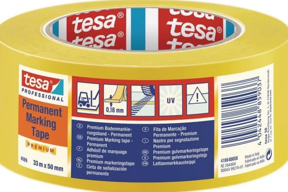 Markeringstejp TESA Prem. 50mmx33m gul