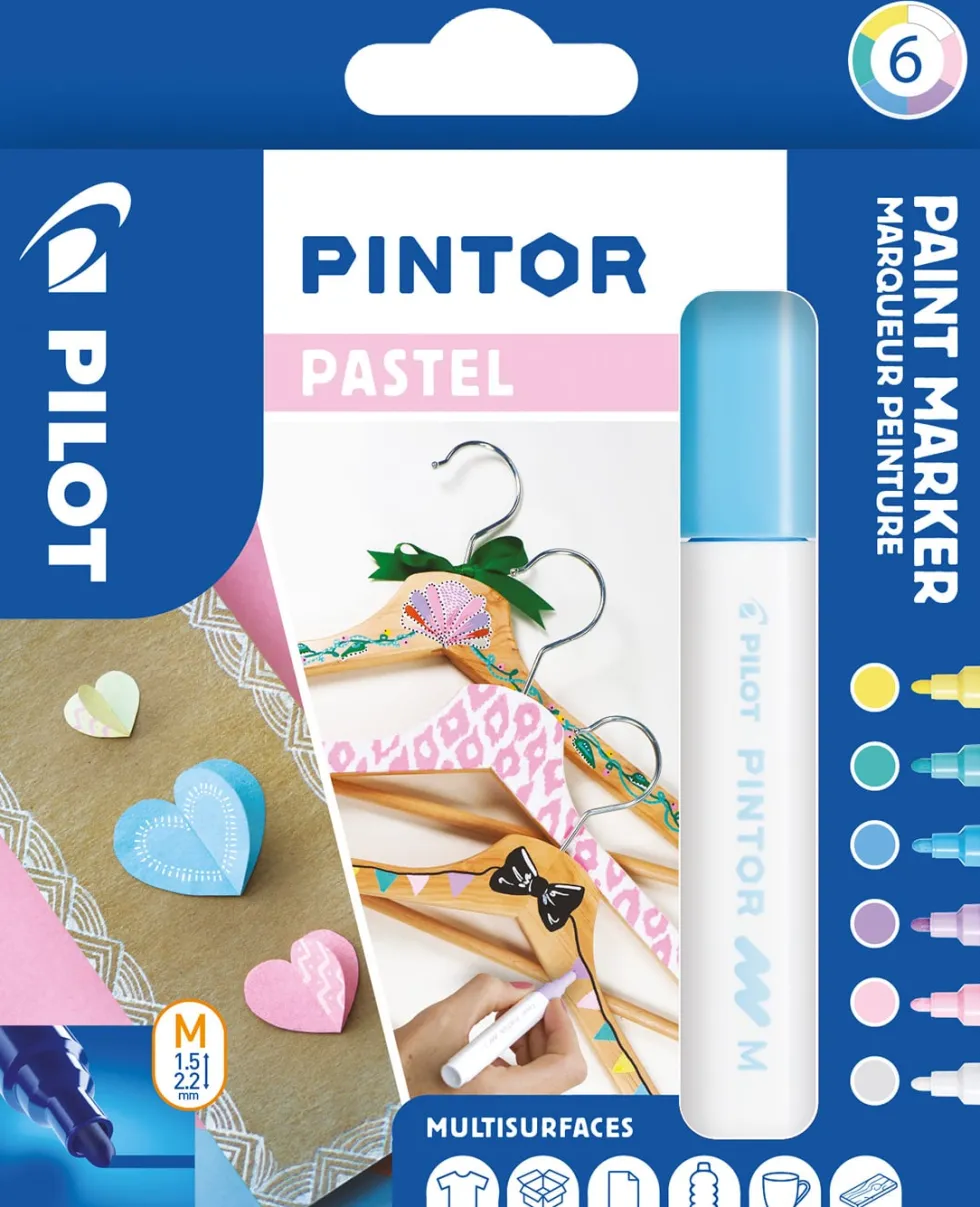 Marker Pintor Medium Pastel Mix ass (6)