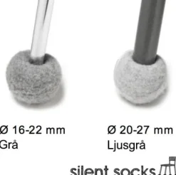 Möbeltass Silent Socks 20-27mm Ljusgrå