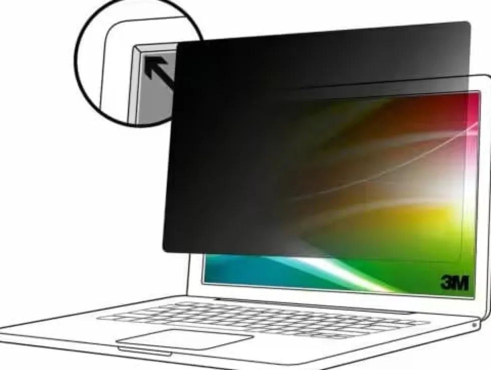 3M Bright Screen Privacy Filter for 12.5'' Laptop, (16:9)