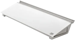 Memotavla glas NOBO med pennfack, vit, 460mm