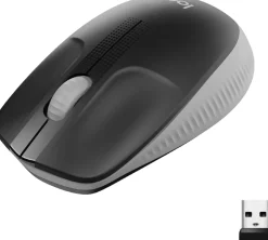 M190 Full-size wireless mouse, Mid Grey