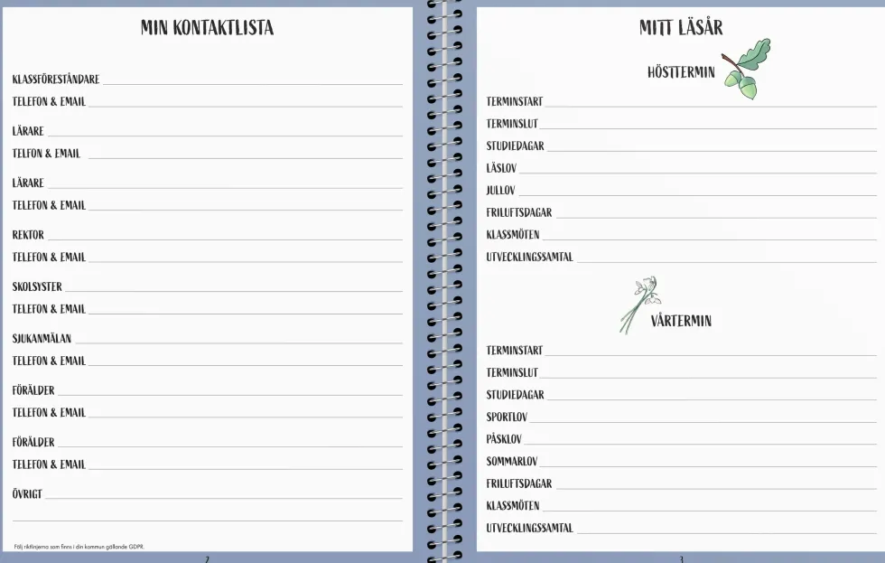 Min elevdagbok