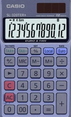 Miniräknare CASIO SL-320TER+