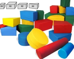 Mjuka klossar Paket 10/fp