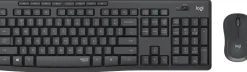 MK295 Silent Wireless Combo Desktop set, Graphite (Nordic)