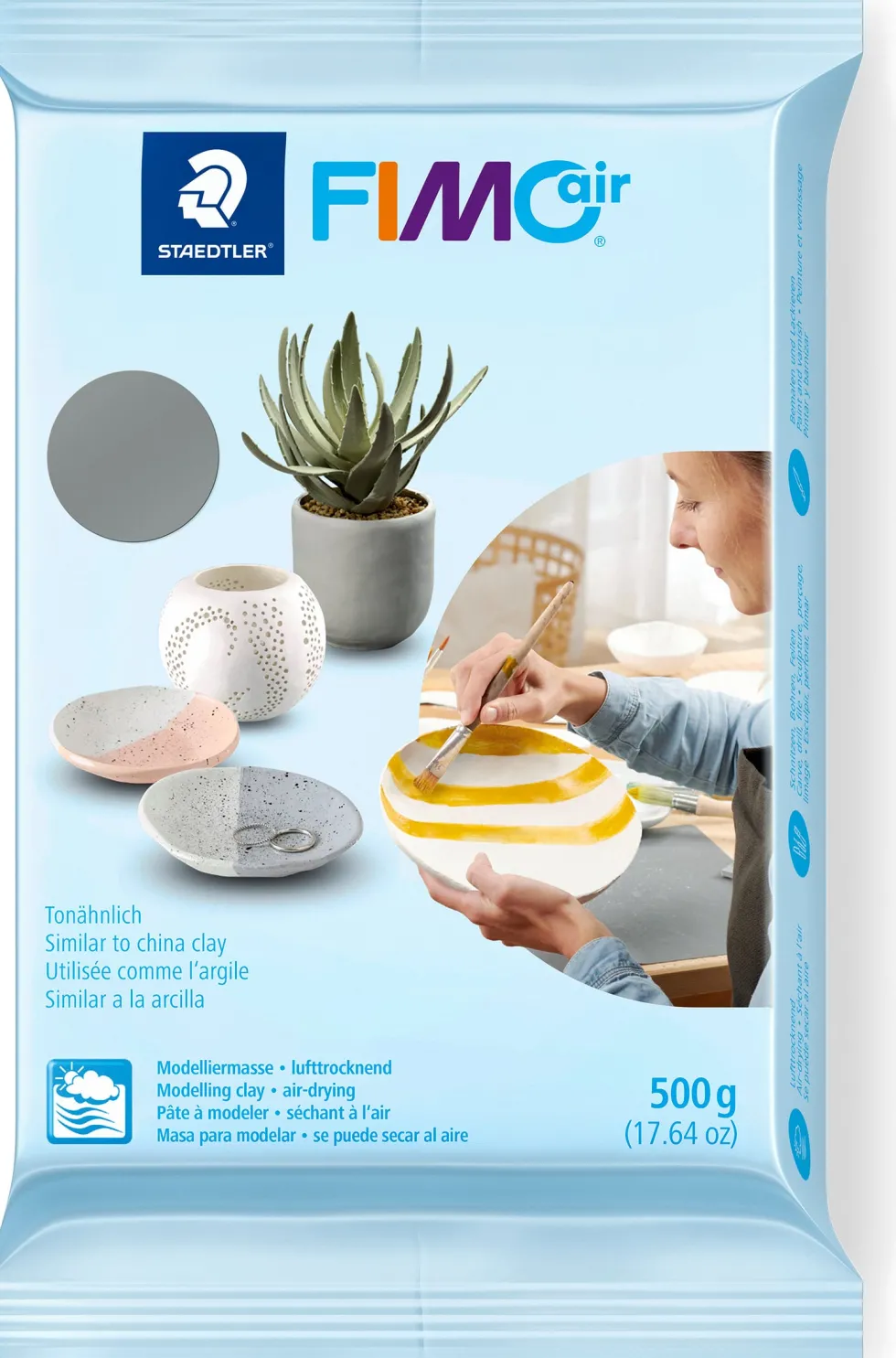 MODELLERA Fimo Air 500G GRÅ