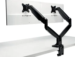 Monitor Arm Dual OneTouch Adjust.Black