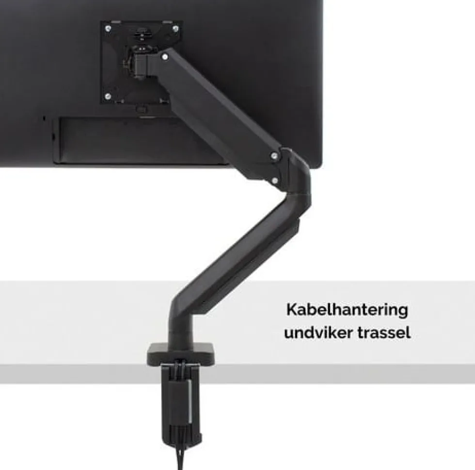Monitorarm FELLOWES Platinum gas singel