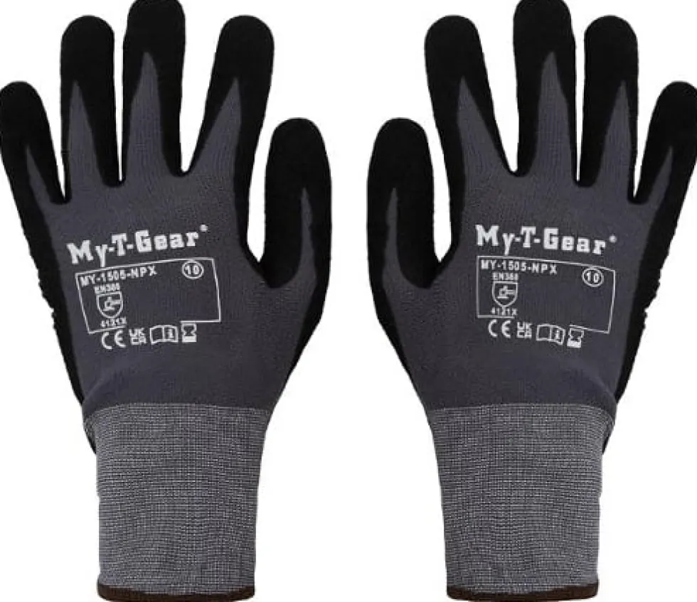 Montagehandske MY-T-GEAR nitril grepp 9
