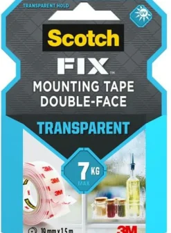 Monteringstejp SCOTCH transp. 19mmx1,5m