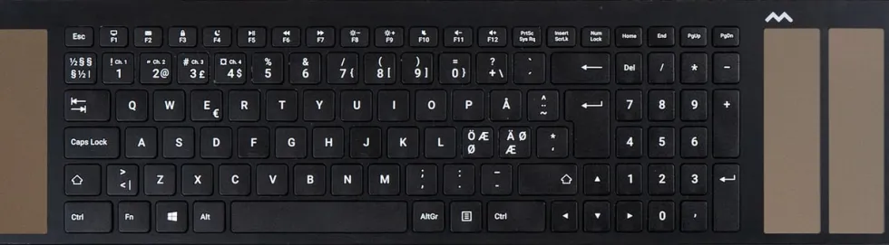 Mousetrapper Type Keyboard, Black
