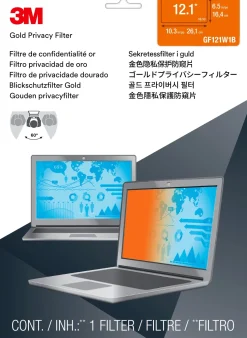 3M Privacy filter for laptop 12,1'' widescreen gold